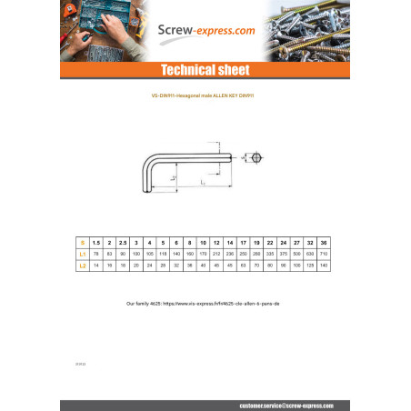 1 x GAME 10 KEYS MALES Hexagon Socket 1.5 For 10