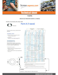Washer ONDUFLEX M12 Steel Type to 1 Waves 2