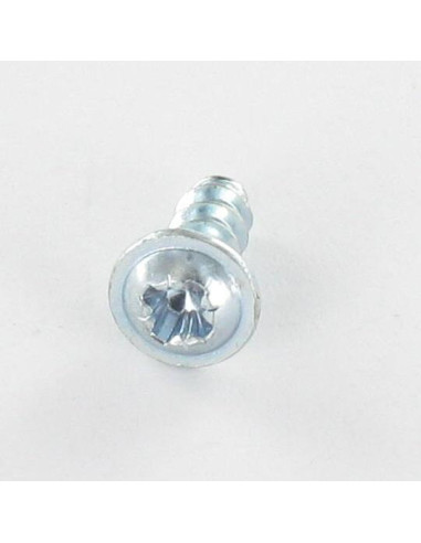 1 x Screw Plastic Mushroom Pozi 2 4X8 Zinc Plated