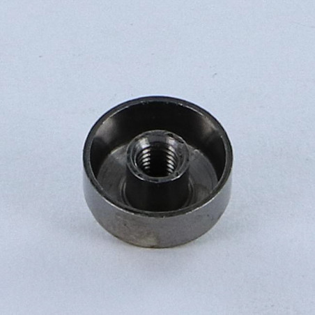 1 x Cover Cap Conical Chrome Plated Brass 10 Inner Thread M3 Pitch (Blind Hole) 50