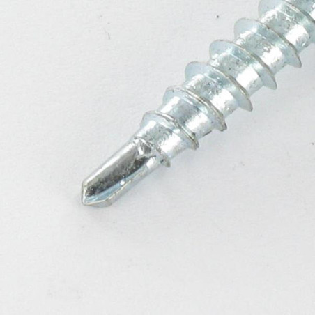 1 x Self Drilling Hexagonal Head 4.8X35 Neoprene Bonded Sealing Washer Epdm Zinc Plated Ral9005/Jet Black