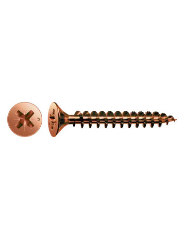 1 x Screw Spax Countersunk Head Pozi N°2 5X80...