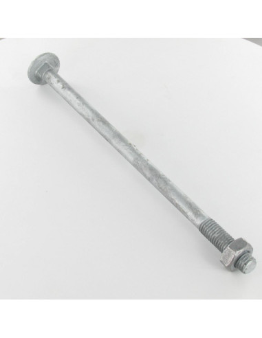 1 x Bolt With Nut Carriage Bolt M12X180 Partial...
