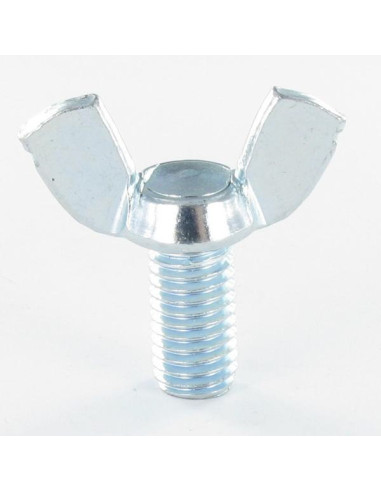 1 x Screw Wing M10X25 Form American Zinc Plated