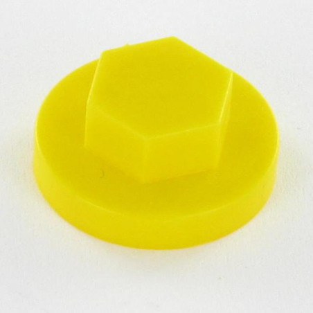 1 x Plastic cap Screw Diameter 6.3 Flat 10 RAL1021