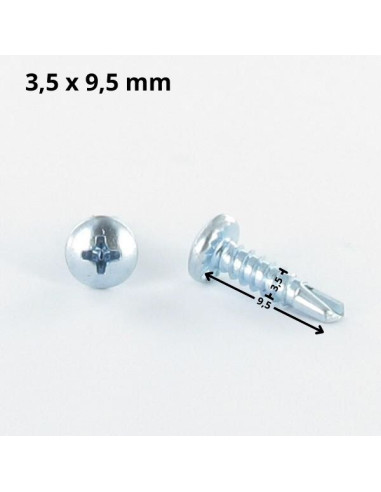 1 x Self Drilling Cylindrical Button Head...