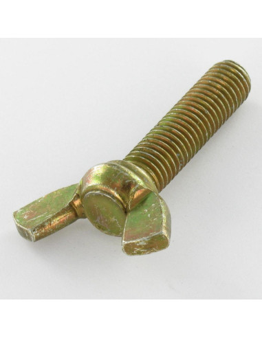 1 x Screw Wing M10X40 Form American Yellow Zinc