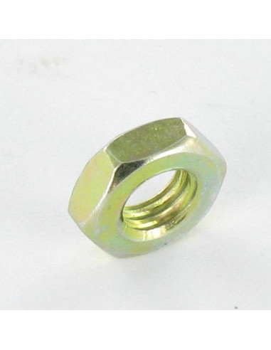 1 x Thin Nut M10 Yellow Zinc
