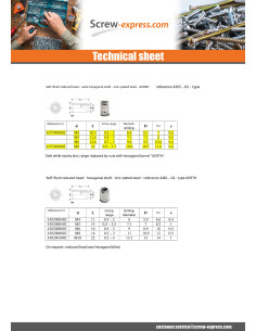 Rivet Nuts Countersunk Head M6 ALFC 45 Aluminium 2