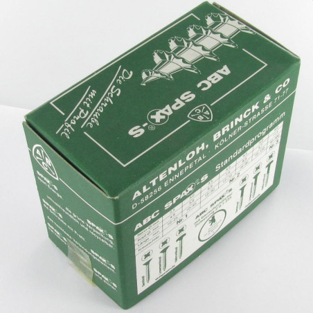 1 x Screw Spax Countersunk Head Pozi PZ2 3.5X45 Head Diameter: 7 Full Thread WIROX