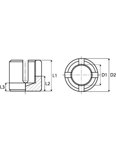 1 x Wire Rope Clip CROSS Linch Pin Wire Rope...