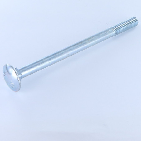 1 x Carriage Bolt Partial Thread M14X100 Zinc Plated