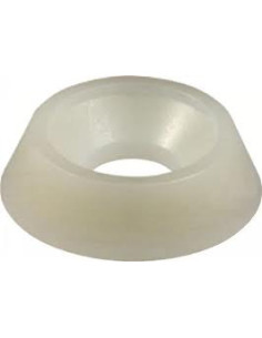 Cup Washer: 8X22X6 V.TF M8 black nylon