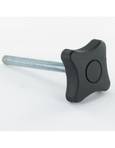 1 x Point Tightening 4 BRANCHES M6X12 black nylon