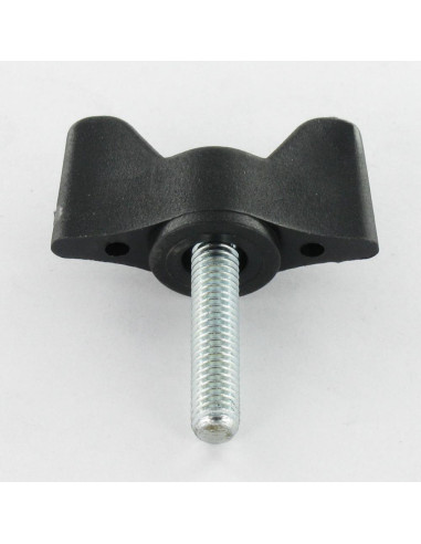 1 x Wing nuts tightening lever black nylon M8X25