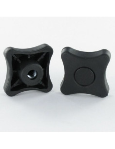 Nut FLYING black nylon M6