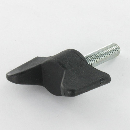 1 x Wing nuts tightening lever black nylon M6X40