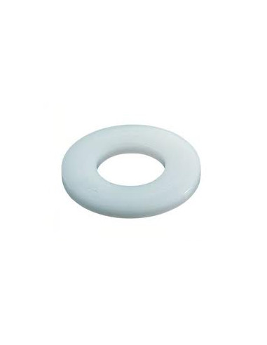1 x Washer Flat natural nylon M5X9X1
