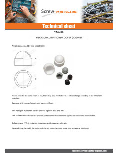 Cover Cap Hexagonal Head M12 black nylon Across Flat 19 2