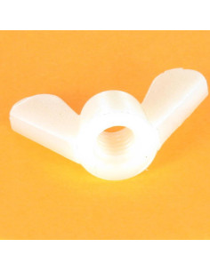 Wing nut natural nylon M4 2