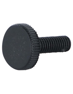 Machine Screw black nylon Pan Head Knurlled M6X10