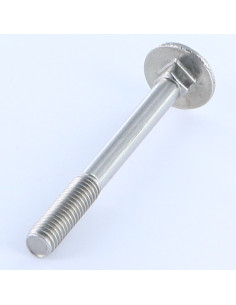 Carriage Bolt Partial Thread M7X40 Zinc Plated 2