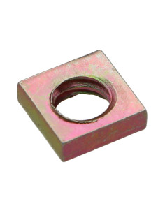 Square Nut M7 10X10X3 Pitch 150 Yellow Zinc