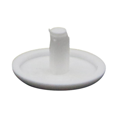 1 x Cap Plastique Head Diameter: 12 D.T. 2.5 Total Lengh 5 Ral9010/Pure White