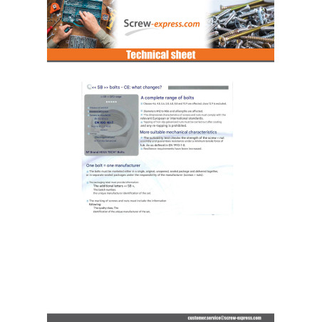 20 x Bolt With Nut Hexagonal Head M20X90 Class 8.8 Sb Zinc Plated