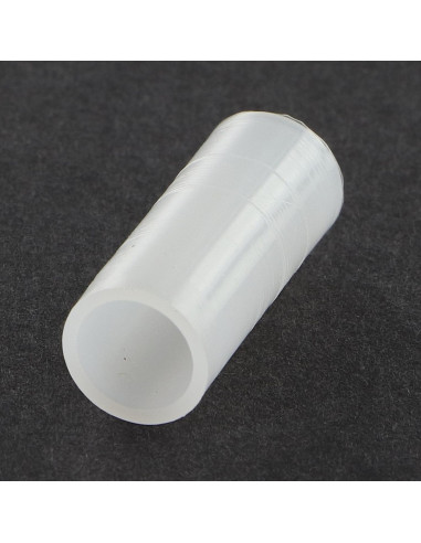 1 x Coupling Nut Cylindrical natural nylon 8X20...