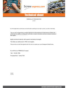 Threaded Rod M27X1900 PERMAGLAS 2