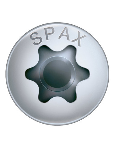 1 x Spax Wood Screw Round Head T-STAR+ T20...