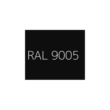 1 x Plastic cap Screw Diameter 6.3 Flat 10 Ral9005/Jet Black