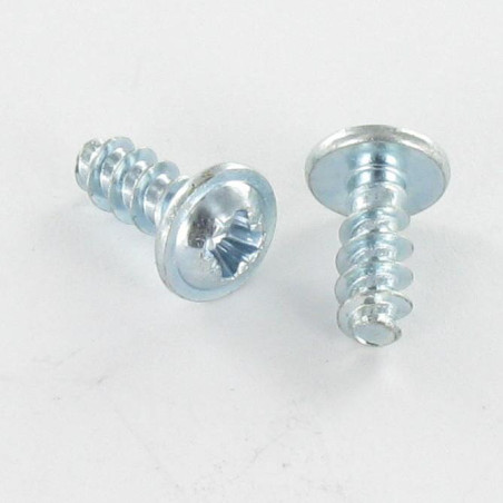 1 x Screw For Plastic Mushroom Pozi PZ2 6X20 Zinc Plated