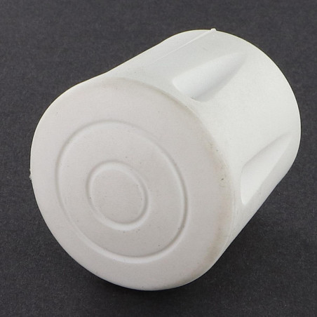 1 x Round tip enveloping vulcanized rubber White Linch Pin Tube 28 to 29