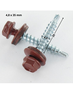 Self Drilling Hexagonal Head 4.8X35 Neoprene Bonded... 2