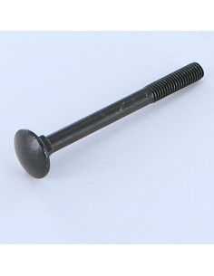 Carriage Bolt M6X60 Partial Thread Black Zinc Plated