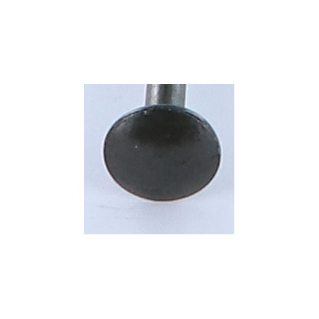 1 x Carriage Bolt M6X60 Partial Thread Black Zinc Plated