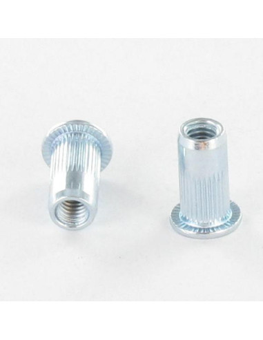 1 x Rivet Nuts Flat Head M5X15.5 ACPC50 Zinc...