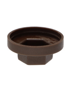 Plastic cap Screw Diameter 6.3 Flat 10 Ral8014/Sepia Brown 2