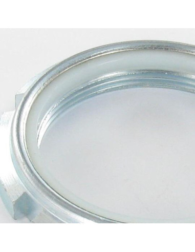 1 x Lock nut to NOTCHES Zinc Plated M50 Pitch 150