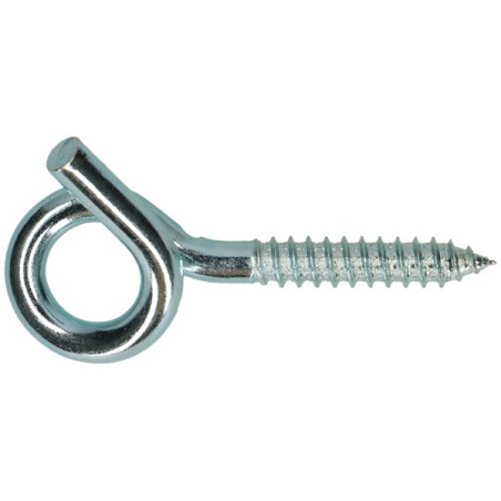 1 x Gym hook Thread Wood Zinc Plated 10.7X160