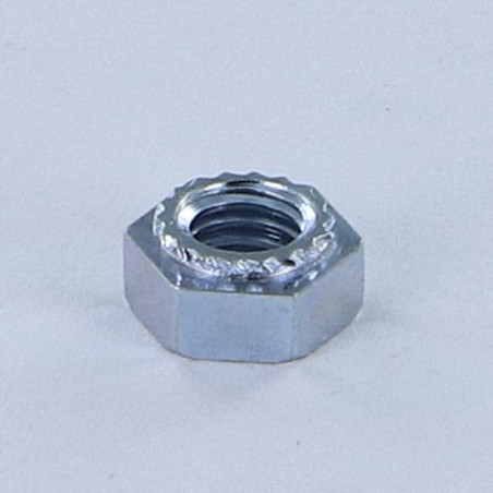 1 x Hex sheet metal nut Zinc Plated M6 Thickness Material 1.5