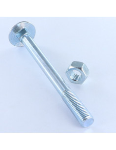 Bolt With Nut Carriage Bolt M10X90 Partial Thread Zinc... 2