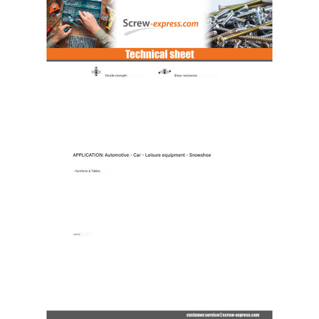 1 x Blind rivets Aluminium Stahlgewinde 3.2X6 Thickness Of Panel 1 For 3 Countersunk Head ALX