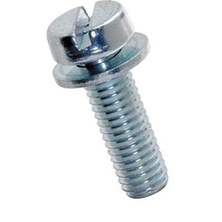1 x Machine Screw Pan Head Slotted Full Thread M3X6 Class 4.8 With RD IMP Zinc Plated micro screw