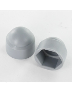 Cover Cap Hexagonal Head M6 Nylon RAL7001 Across Flat 10 2