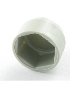 Cover Cap Hexagonal Head M12 Nylon Across Flat 18 RAL7038 2