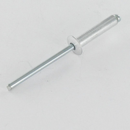 1 x Blind rivets Aluminium Stahlgewinde 2.4X12 Thickness Of Panel 8 For 10 Flat Head ALX