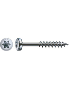 Spax Wood Screw Round Head T-STAR+ T20 Wirox 5X80 Thread...